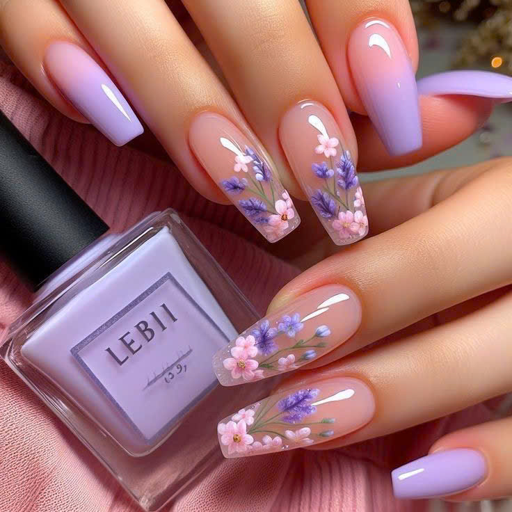 April manicure, La Belle Nails San Jose